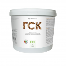 Корм ГСК-XXL AQUAMENU, 11 л (4.5 кг) - для большинства крупных видов рыб