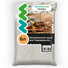 Грунт для террариума NOVAMARK TERRA Бумажная целлюлоза, 6 л