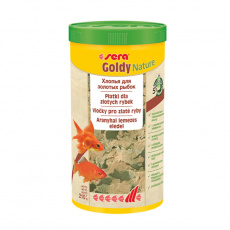 Корм для золотых рыб в хлопьях SERA GOLDY NATURE, 1000 мл, 210 г