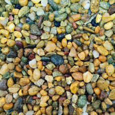 DECOTOP Tigris - Природный желтый гравий, 5-10 мм, 1.5 кг/1 л