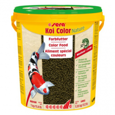 Корм для прудовых рыб, для яркости окраса SERA Koi Color Nature Large, 21 л, 5.5 кг