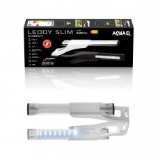 Светодиодный светильник AQUAEL LEDDY SLIM 4.8W SUNNY DAY&NIGHT белый, для аквариумов 20 - 30 см