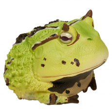 Коллекционная фигурка Рогатка Венесуэльская зеленая (Ceratophrys cornuta )