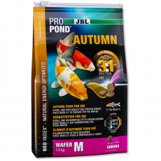 Корм JBL ProPond Autumn M - Осн осенний корм д/кои 35-55 см, тонущие чипсы 6 мм, 3 кг