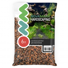 Грунт для аквариума NOVAMARK HARDSCAPING Лавовая крошка 5-9 мм, 6 л