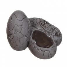 Декорация GLOXY Яйца динозавра S (черная) 15х14х11,5 см