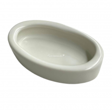 Кормушка-поилка Nomoy Pet, закругленные борта, керамика, 8х4х1.5 см