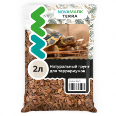 Грунт для террариума NOVAMARK TERRA Кора лиственницы, 2л