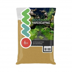 Грунт для аквариума NOVAMARK HARDSCAPING Янтарный песок 0,1-0,4 мм (River Amber), 6л