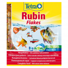 Корм для усиления насыщенности окраса Tetra Rubin Flakes хлопья, пакет 12 г
