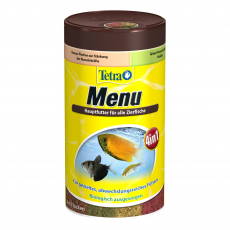 Корм основной из 4-х видов хлопьев Tetra Menu, 250 мл (64 г)