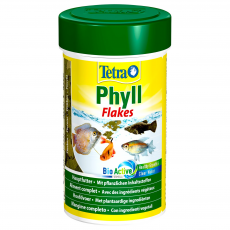 Корм для травоядных рыб Tetra Phyll Flakes хлопья, 100 мл (20 г)