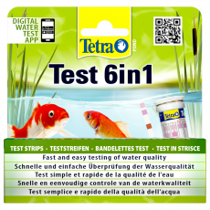 Набор экспресс-полосок Tetra Pond Test 6in1 ( pH, GH, KH, NO2, NO3, Cl )
