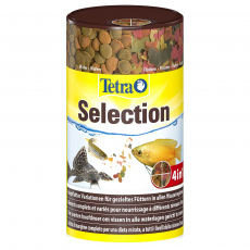 Корм для рыб Tetra Selection 250 мл (хлопья, чипсы, гранулы, вэйфер микс)