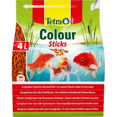 Корм для прудовых рыб Tetra Pond Colour Sticks специальный для усиления окраса, 4 л (750 г)