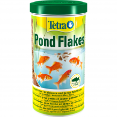 Корм для прудовых рыб Tetra Pond  Flakes в виде хлопьев для всех молодых и мелких рыб, 1 л (180 г)