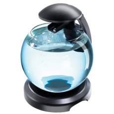 Аквариум Tetra Cascade Globe 6.8 л, черный, диаметр 27,9 см
