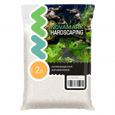Грунт для аквариума NOVAMARK HARDSCAPING Светлый песок 0,1-0,6 мм (River Light), 2л