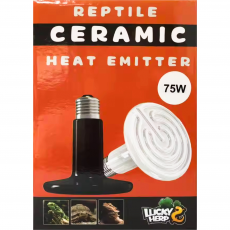 Лампа для обогрева "Lucky herp" Ceramic Heat Lamp, 75 вт, 220В