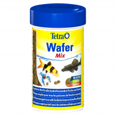 Корм с креветкой для плотоядных, травоядных донных рыб Tetra WaferMix таблетки, 100 мл (48 г)