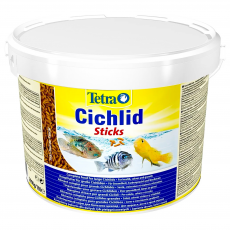 Корм основной для цихлид Tetra Cichlid Sticks палочки, ведро 10 л (2900 г)