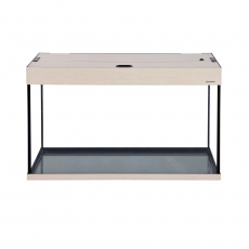 Аквариум AquaPlus LUX П120 (800х350х490-6), 115 л. прямоугольный со светильником LUX 2х18 Вт, выбеленный дуб