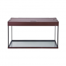 Аквариум AquaPlus 200 (1000х400х560-6/8), 185 л. прямоугольный со светильником LUX 2х30 Вт, махагон