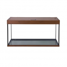Аквариум AquaPlus 200 (1000х400х560-6/8), 185 л. прямоугольный со светильником LUX 2х30 Вт, орех