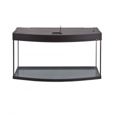 Аквариум AquaPlus LUX Ф170 (1000х400х560-6/8), 170 л. фигурный со светильником LUX 2х30 Вт, венге