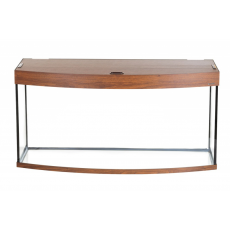 Аквариум AquaPlus 245 (1200х400х610-8), 225 л. фигурный со светильником LUX 2х38 Вт, орех