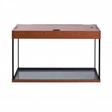 Аквариум AquaPlus 150 (900х350х560-6), 150 л. прямоугольный со светильником LUX 2х25 Вт, итальянский орех