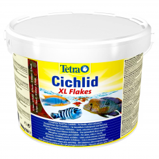 Корм для цихлид Tetra Cichlid XL Flakes крупные хлопья, ведро 10 л (1900 г)