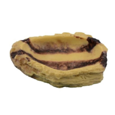 EXOPRIMA Кормушка-поилка для рептилий "Sandstone", 17х13.5х3см