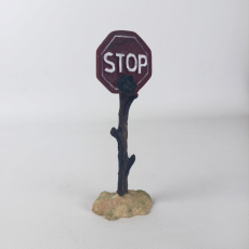 Декор Дорожный знак "STOP", 15 см
