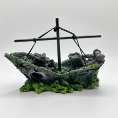 Декор Затонувший корабль, 13х4,5х9 см