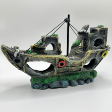 Декор Затонувший корабль, 18х5,5х12,5 см