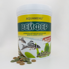Корм AQUAMENU Вейфер 600 мл (300 гр), для донных рыб