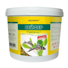 Корм AQUAMENU Вейфер 11л/5.4 кг (ведро), для донных рыб