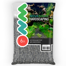 Грунт для аквариума NOVAMARK HARDSCAPING Бело-серый песок 1-3 мм (River Salt&Pepper), 6 л