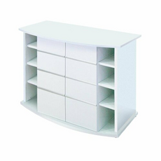 Тумба Biodesign ALTUM PANORAMIC 200, 200 л, белая
