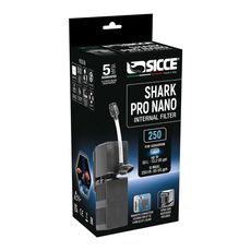 Фильтр внутренний SICCE Shark Pro Nano 250, 250 л/ч, для аквариумов 40-50 л