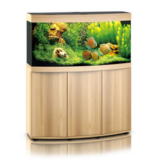 JUWEL Аквариум с тумбой панорамный Vision 260 Set LED, 260л, светлое дерево, 1210х460х640мм/1210х460