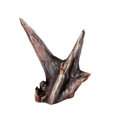 Декорация Коряга искусственная коричнево-бежевая 21х13х20
