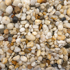 DECOTOP Meta - Природный чистый светлый гравий, 10-20 мм, 15 кг/9 л