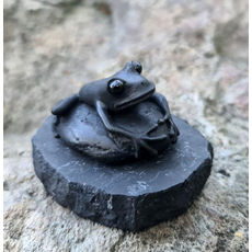 Фигурка Лягушонок, шунгит