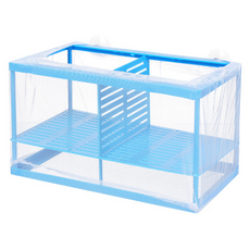 Отсадник сетчатый Naribo MBL-02 для аквариумных рыб, с перегородкой, 26,5х15х15см