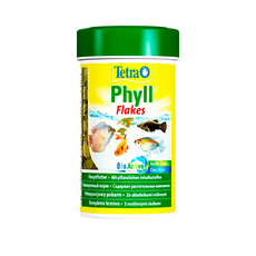 Корм Tetra Phyll Flakes 250 мл (хлопья) корм для всех травоядных рыб