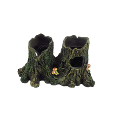 Декор Aquanimal Грот Пень двойной, 22х13х12 см