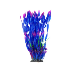 Растение пластиковое Aquanimal Валлиснерия пурпурная, 8x4.5x36 см