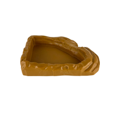 Поилка NomoyPet угловая пластиковая L, 176х145х35 мм, коричневая